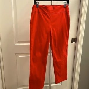 Orange size 6 ankle pants